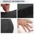 thumbnail image 3 of Unique Bargains Car Headrest Pillow Ergonomic Comfortable Neck Support Pillow Suede and Memory Foam Adjustable width Black 1 Pcs for Driving Travel, 3 of 7