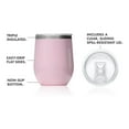 thumbnail image 6 of Corkcicle 12 oz Stemless Wine Glass, Triple Insulated Stainless Steel, Sparkle Mermaid, 6 of 7