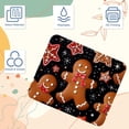 thumbnail image 3 of Gingerbread Man Gaming Mousepad Square, 8.3x9.8 Inch Non-Slip Rubber Bottom Printed Mouse Mat for Office and Gaming, 3 of 6
