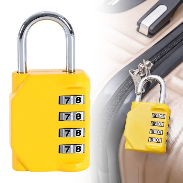 Cadenas à Combinaison Cadenas à Combinaison à 4 Chiffres Cadenas d'Extérieur pour l'École Cadenas de Gym