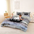 thumbnail image 3 of Catabedysis Rustic Camping Bedding,Country Camper Silhouette Print Duvet Cover Full For Boys,Multicolor,Light Gray Reversible,3-Piece,1 Duvet Cover and 2 Pillowcases, 3 of 6