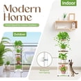 thumbnail image 4 of Metal & Wood Plant Stand Indoor & Outdoor Multi Levels lbs Capacity, 4 of 7