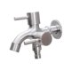 thumbnail image 2 of Lavabo de acero inoxidable para lavadora con 2 manijas para balcón Redondo y puntiagudo, 2 of 9