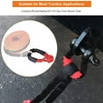 thumbnail image 4 of keepw Soft Shackle with Protective Cover Carabiner Ring Rope Hitch Truck Towing Ropes Traction Snatch Hooks for Blue, 4 of 6