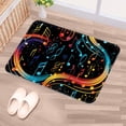 thumbnail image 5 of Note Non-Slip Polyester Office Mat Chair Rug - Machine Washable Office Rug, 5 of 6