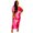 Pink, variant on Plus Size Pretty In Pink Maxi Dress