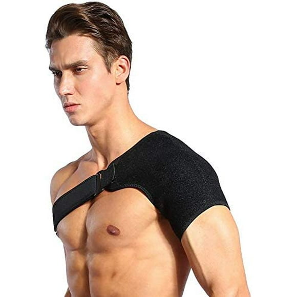 Shoulder Brace Support for Dislocated Shoulder, Rotator Cuff Brace for Frozen Shoulder, AC Joint Pain, Shoulder Dislocation Sprains, Bursitis Muscles Pain Relief Sling for Women and Men