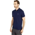 thumbnail image 2 of Polo Ralph Lauren Men Custom Fit Mesh Pony Logo Shirt (XXL, NavyBluePny), 2 of 4