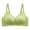 Green, variant on Womens Sports Bras Low Impact Sports Bra Comfortable Seamless Full Coverage Bra for Women Wireless Bras With Soft Support Regular And Plus Size