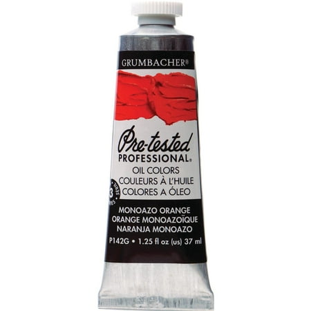 UPC: 0014173353214 | Grumbacher Pre-Tested Oil Color  37ml Tube  Monoazo Orange
