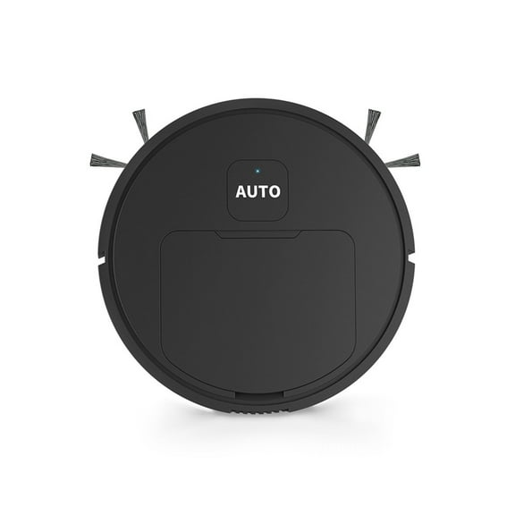 Hibibud Robot Vacuum and Mop,Smart Robot Vacuum and Mop Combo,Mini Cleaner with USB Charging,Quiet for Pet Hair,Carpet,Hard Floors,Black