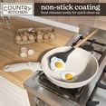 thumbnail image 4 of Juego de utensilios de cocina Country Kitchen con mango extraíble, juego de ollas y sartenes aptos para horno y vehículos recreativos, rombo crema, original, 4 of 5
