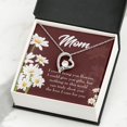thumbnail image 4 of To Mom Flowers and Work Forever Necklace w Message Card, 4 of 8