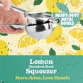 thumbnail image 2 of Lemon Squeezer - Stainless Steel Lime Juicer For Citrus Fruit, Orange, Lemonade Manual Extractor Hand Juicer With Handle, 2 of 5