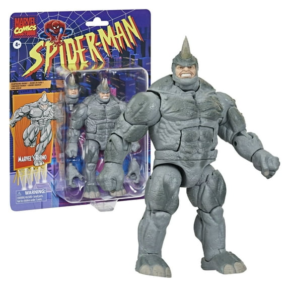 Marvel Legends Series Marvel’s Rhino Retro Spider-Man 6" Action Figure Toy