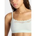 thumbnail image 3 of No Boundaries Fit Stretch Scoop Bralette with Lace, Women's XS-3XL, 3 of 4