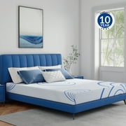EGOHOME Charcoal 8 Gel Memory Foam Mattress,Queen Mattress in a Box,Medium