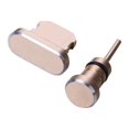 thumbnail image 1 of Juego de 2 conectores antipolvo para auriculares de 3,5 mm y puerto de carga para iPhone X/8 Plus/7 Plus/7/SE/6 Plus/6S/6/5S/5C/5 (dorados), 1 of 6