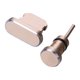 thumbnail image 1 of Juego de 2 conectores antipolvo para auriculares de 3,5 mm y puerto de carga para iPhone X/8 Plus/7 Plus/7/SE/6 Plus/6S/6/5S/5C/5 (dorados), 1 of 6