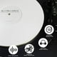 thumbnail image 3 of sdroceRyaM Alfombrilla acrílica para plato giratorio, alfombrilla acrílica de 12 pulgadas para reproductores de discos de vinilo LP, alfombrilla antiestática, reduce las vibraciones y mejora la clarid, 3 of 5