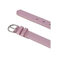 thumbnail image 2 of CTM  Leather Dress Belt 2 Color Pack 1 1/8 Inch Silver Buckle (Women), 2 of 4