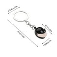 thumbnail image 3 of karymi Motorcycle Helmet Key Chain Motorcyclist Gift Idea Biker Gift Mini Key Ring Motorcycle Helmet Keyring Pendant for Birthday Holiday Gifts Gifts for Women, 3 of 6