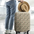 thumbnail image 2 of Beige Bigfoot and Forest Pattern Luggage Cover Fashion Suitcase Cover Baggage Covers Fit 25-28 Inch Luggage (Go Travel), 2 of 5