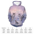 thumbnail image 7 of LAOLIUSN Men’s Wolf Pack 3D Graphic Hoodie, All-Over Print Pullover Sweatshirt, Sizes S–4XL, 7 of 7