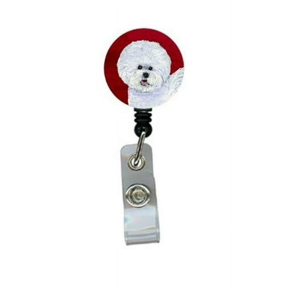 Carolines Treasures SS6038BR Bichon Frise Retractable Badge Reel or ID Holder with Clip