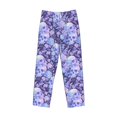 thumbnail image 6 of Daiia flower crystal Skull Men's Sleep Pant with Pockets and Drawstring,Pajama Pants-Medium, 6 of 9