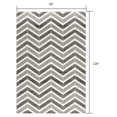 thumbnail image 3 of 8â€™ x 11â€™ Gray Distressed Chevron Area Rug, 3 of 5