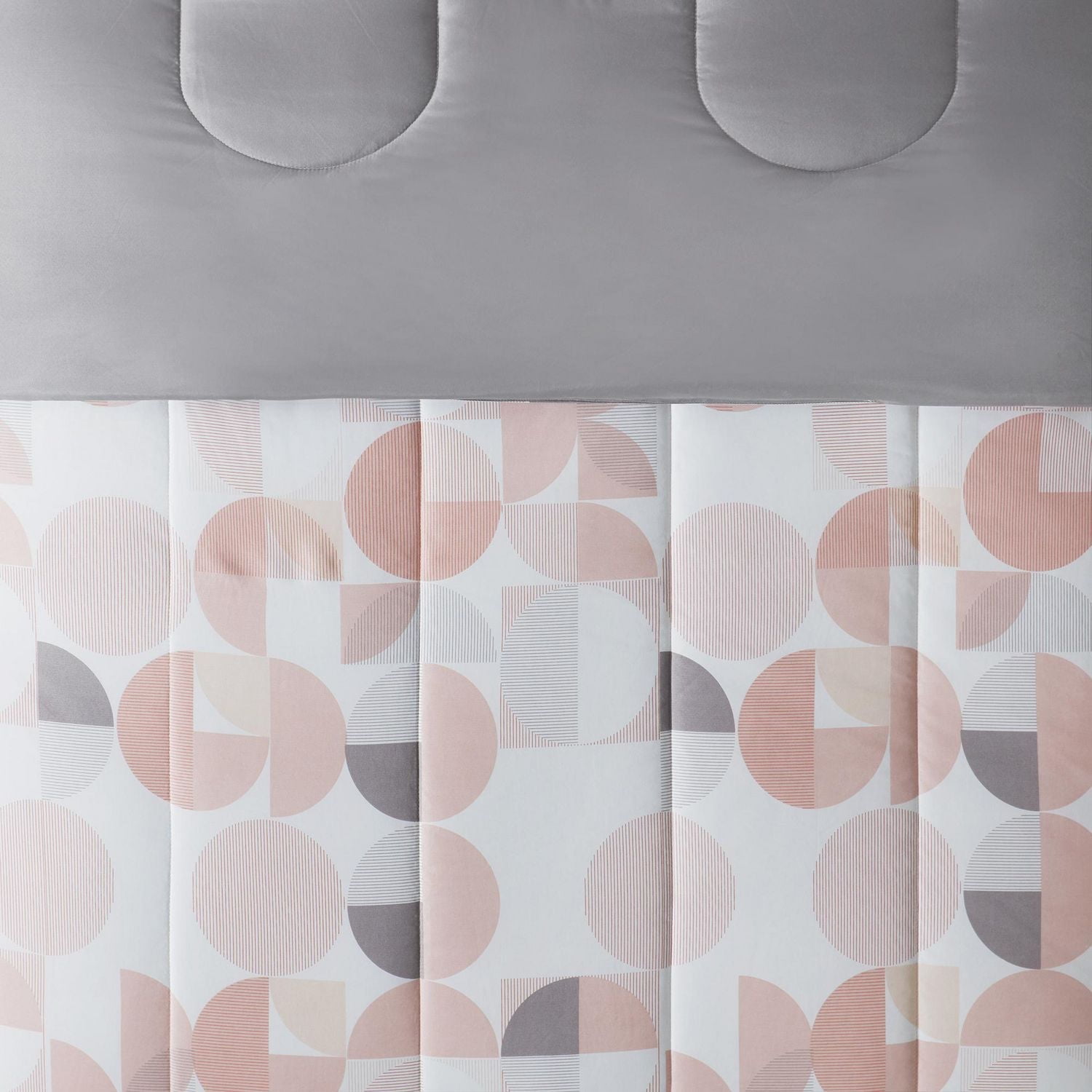 Mainstays Printed Reversible Microfiber Comforter, 1 piece