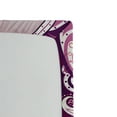 thumbnail image 3 of Ambesonne Floral Fitted Sheet, Swirled Petals Motif, Full Size, Pale Pink Fuchsia Plum, 3 of 3