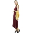thumbnail image 2 of Atasi Women's Rayon Indian Ethnic Embroidered Maroon Suit With Dupatta Set-16, 2 of 7