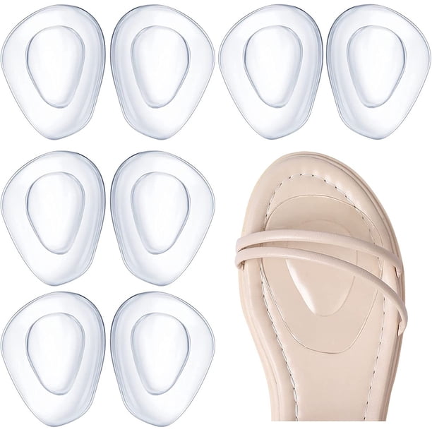 Almohadillas metatarsianas, cojines de bola de pie, paquete de 8 almohadillas de Gel para pies, callos de neuroma, alivio del dolor de pie, soporte para el antepié para mujeres y hombres