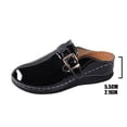 thumbnail image 5 of Bkhluea Women Patent Buckle Backless Loafers Slip On Comfortable Footwear For Office Work Daily Casual Outdoor Activities, 5 of 7