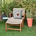 thumbnail image 3 of Wine Red Daisy Pillow Covers 16x16 Set of 2, Red and Gray Outdoor Throw Pillow Covers Spring Summer Floral Pillowcase Accent Home Decorations Cushion Case for Living Room Bedroom, 3 of 6