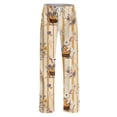 thumbnail image 3 of Wutalume Women's Easter Print Casual Pants, Loose Fit Comfy Trousers for Holiday Spring Daily Wear, Breathable Fabric, Drawstring Waist, Fun Seasonal Design,Beige M, 3 of 6