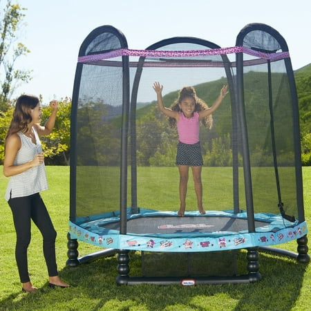 L.O.L. Surprise! 7-Foot Trampoline, with Safety