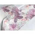 thumbnail image 3 of Floral Bed Runner Set, Pastel Hydrangea and Azalea Flowers Flourishing Soft Garden Pattern, Decorative Bedding Scarf & a Pillow Sham for Hotels Homes, Twin, Pale Eggplant Pastel Pink, by Ambesonne, 3 of 3
