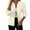 Beige, variant on Women's Zip Up Cable Knit Sweater Hood Long Sleeve Open Front Cardigan Warm Cardigan with Pockets Outwear Coats