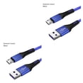 thumbnail image 4 of Seitruly Micro Usb Kabel 3A Nylon Snel Opladen Usb Data Kabel Voor para tableta Android Mobiele Telefoon Usb oplaadkabel Azul Androide 2M 2Conjunto, 4 of 6