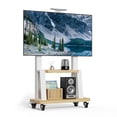 thumbnail image 1 of Soporte para TV BEISHI Mobile Rolling Cart 32-75 pulgadas, blanco, 1 of 5