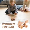 thumbnail image 4 of Lets Make Wooden Car Toys Wood Rattle Toy Cars Handmade Wood Eco Toy Car, 4 of 9