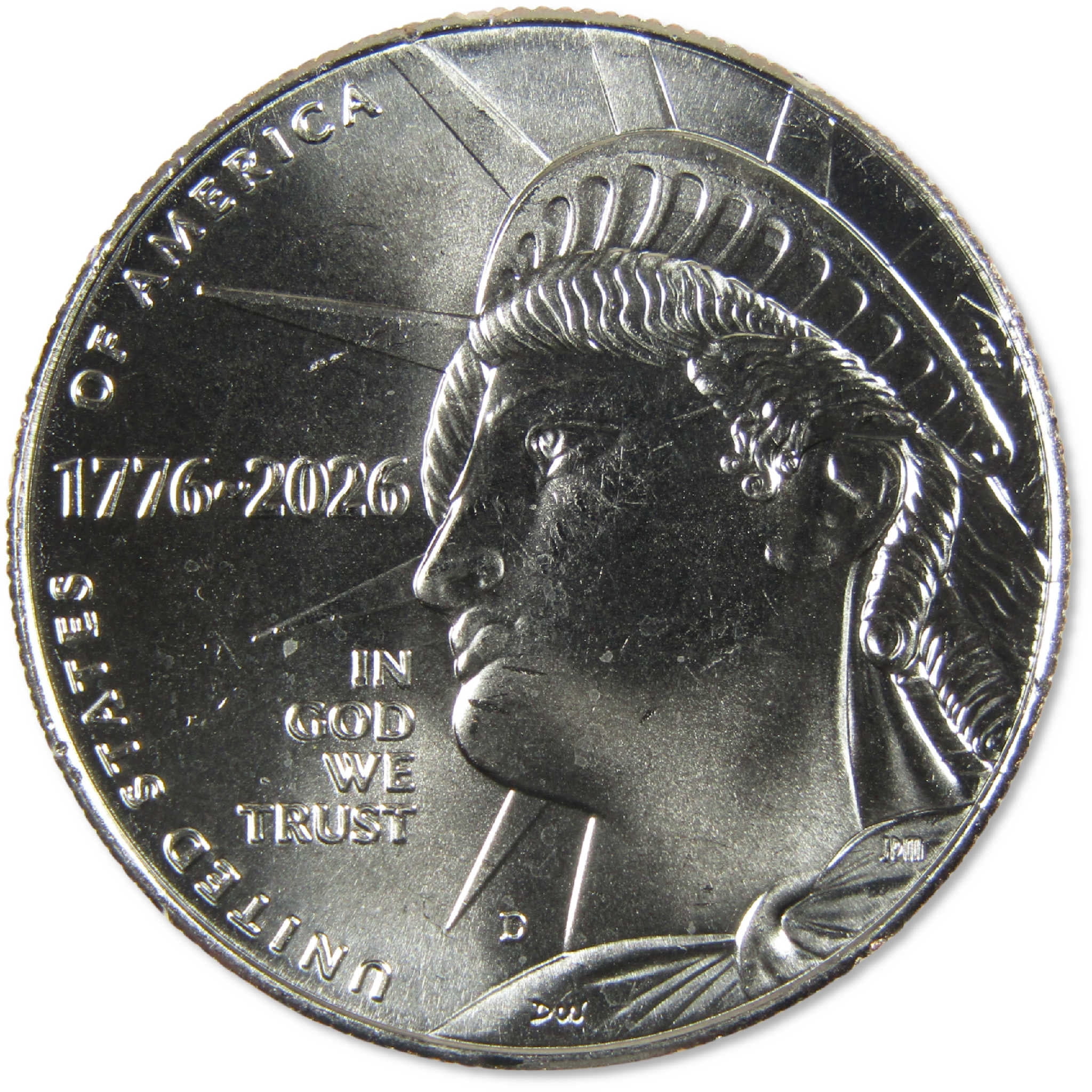 2026 D Enduring Liberty American 250th Anniversary Semiquincentennial Half Dollar Uncirculated