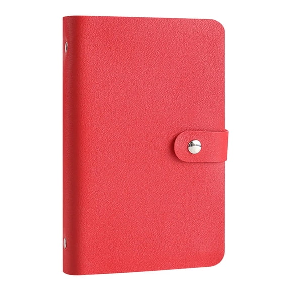 100 Envelope Money Saving Challenge Kit – Motivational Savings Binder with 100 Pre-Numbered Pockets to Save $5050 (Red)