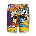 thumbnail image 4 of Cuphead Mugman Men's Short Pajama Pants Lightweight Daily Lounge Shorts Bottoms Sleepwear Cozy Soft Home Pajama Pants Shorts, 4 of 9