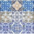thumbnail image 1 of Metal Light Switch Plate Cover Colorful Fancy Tile Pattern Collage TIL009, 1 of 13