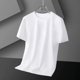 thumbnail image 3 of Nueva camiseta de verano de seda de hielo de colores sólidos de manga corta para hombre, ropa holgada para hombre, camiseta sencilla y versátil, mangas casuales para hombre, 3 of 4