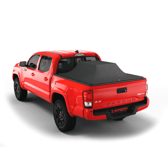 Sawtooth Expandable Tonneau Cover | Compatible with 2016-Present Toyota Tacoma | 5’ Bed